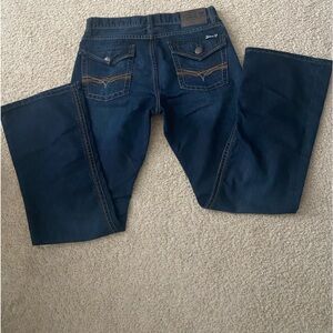 Men’s seven blue jeans . Back button pockets size 32x32